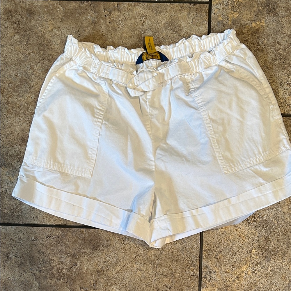Polo by Ralph Lauren White High Waist Shorts